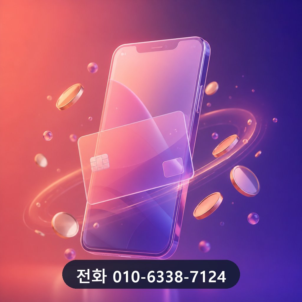 인천 카드깡 대표 이미지 · 문의 010-6338-7124